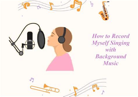 how to record myself singing with background music